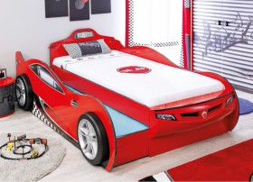 CARBED Кровать-машина Coupe с выдвижной кроватью Red 20.03.1306.00 в Вологде - vologda.katalogmebeli.com | фото 1