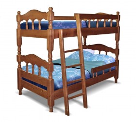 Детская двухъярусная кровать Точенка Венге 2 Распродажа в Вологде - vologda.katalogmebeli.com | фото