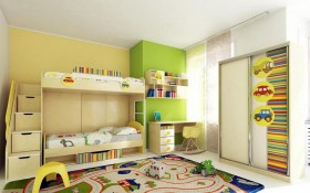 Детская комната Клаксон (Бежевый/корпус Клен) в Вологде - vologda.katalogmebeli.com | фото 3