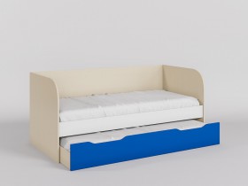 Диван-кровать Скай (Синий/Белый/корпус Клен) в Вологде - vologda.katalogmebeli.com | фото