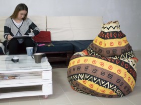 Кресло-груша Большое-Африка в Вологде - vologda.katalogmebeli.com | фото 4