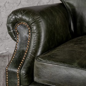 Кресло кожаное Лофт Аристократ (ширина 1070 мм) в Вологде - vologda.katalogmebeli.com | фото 5