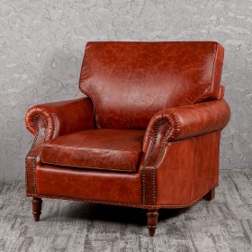 Кресло кожаное Лофт Аристократ (кожа буйвола) в Вологде - vologda.katalogmebeli.com | фото