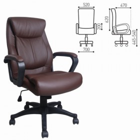Кресло офисное BRABIX Enter EX-511 (коричневый) в Вологде - vologda.katalogmebeli.com | фото