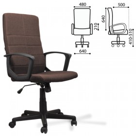 Кресло офисное BRABIX Focus EX-518 (коричневый) в Вологде - vologda.katalogmebeli.com | фото