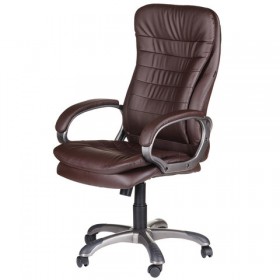 Кресло офисное BRABIX Omega EX-589 (коричневое) в Вологде - vologda.katalogmebeli.com | фото 4