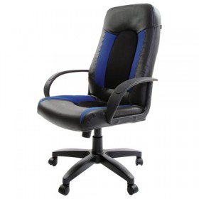 Кресло офисное BRABIX Strike EX-525 (сине-черный) в Вологде - vologda.katalogmebeli.com | фото 5
