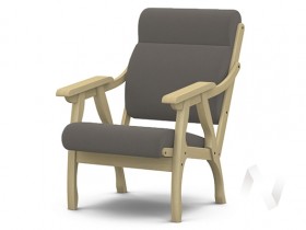 Кресло Вега-10 (бесцветный лак/ULTRA STONE) в Вологде - vologda.katalogmebeli.com | фото
