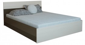 Кровать 0,8м Юнона с настилом (Венге / Дуб) в Вологде - vologda.katalogmebeli.com | фото 2