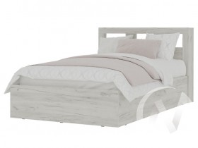 Кровать 1,2 МС Гранд (дуб крафт белый) в Вологде - vologda.katalogmebeli.com | фото 1