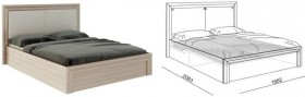 Кровать 1,6 Глэдис (М32) с подъемным механизмом Распродажа в Вологде - vologda.katalogmebeli.com | фото 2