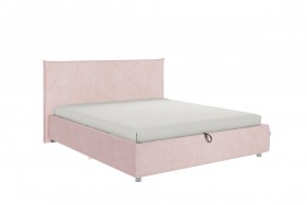 Кровать 1,6 Квест (Нежно-розовый велюр/под-мех) в Вологде - vologda.katalogmebeli.com | фото