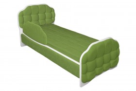 Кровать 160 Атлет 76 Зелёный (мягкий бортик) в Вологде - vologda.katalogmebeli.com | фото