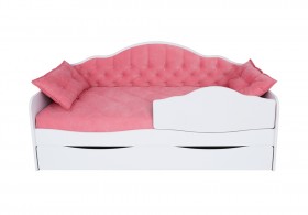 Кровать 170 серии Иллюзия Лайт 1 ящик 89 Розовый (подушки) в Вологде - vologda.katalogmebeli.com | фото