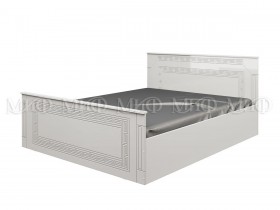 Кровать Афина-1 1,4 м (Белый/Белый глянец) в Вологде - vologda.katalogmebeli.com | фото 1