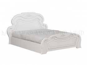 Кровать 1,4м Александрина (Белый/Белый глянец) в Вологде - vologda.katalogmebeli.com | фото