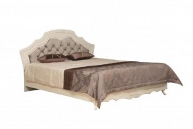 Кровать двойная "Кантри" (вудлайн кремовый/патина/ортопед/1820) в Вологде - vologda.katalogmebeli.com | фото