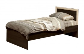 Кровать одинарная 21.55 (шир. 900) с настилом (венге/профиль дуб линдберг)/осн. в Вологде - vologda.katalogmebeli.com | фото