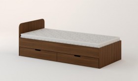 Кровать с ящиками 900 (Орех темный) в Вологде - vologda.katalogmebeli.com | фото