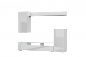 Мебель для гостиной МГС 4 (Белый/Белый глянец) в Вологде - vologda.katalogmebeli.com | фото 7