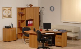 Мебель для персонала Рубин 42 Светлый миланский орех в Вологде - vologda.katalogmebeli.com | фото 2