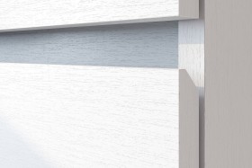 Модульная система "Токио" Тумба прикроватная Белый текстурный / Белый текстурный в Вологде - vologda.katalogmebeli.com | фото 4