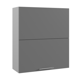 Ройс ВПГПМ 800 Шкаф верхний высокий Blum Aventos HF (Грей софт/корпус Серый) в Вологде - vologda.katalogmebeli.com | фото