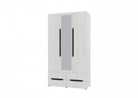 Шкаф 3-х створчатый с ящиками и зеркалом Вега (Прованс) в Вологде - vologda.katalogmebeli.com | фото