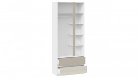 Шкаф для одежды комбинированный «Сканди» Дуб Гарден/Белый/Глиняный серый в Вологде - vologda.katalogmebeli.com | фото 2