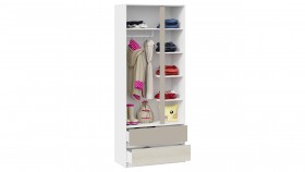 Шкаф для одежды комбинированный «Сканди» Дуб Гарден/Белый/Глиняный серый в Вологде - vologda.katalogmebeli.com | фото 3
