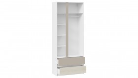 Шкаф для одежды комбинированный «Сканди» Дуб Гарден/Белый/Глиняный серый в Вологде - vologda.katalogmebeli.com | фото 5