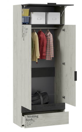 Шкаф комбинированный для одежды «Оксфорд-2» в Вологде - vologda.katalogmebeli.com | фото 2