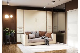 Шкаф-кровать с диваном Злата в Вологде - vologda.katalogmebeli.com | фото