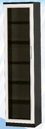 Шкаф средний со стеклодверью ДЛЯ ГОСТИНОЙ ШСС-450 Венге/Дуб выбеленный в Вологде - vologda.katalogmebeli.com | фото