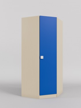 Шкаф угловой (угловая секция) Скай (Синий/корпус Клен) в Вологде - vologda.katalogmebeli.com | фото 1