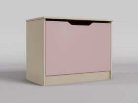 Ящик для игрушек Грэйси (Розовый/корпус Клен) в Вологде - vologda.katalogmebeli.com | фото