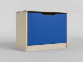 Ящик для игрушек Скай (Синий/корпус Клен) в Вологде - vologda.katalogmebeli.com | фото