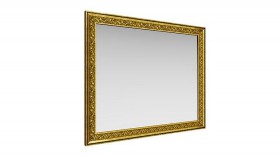 Зеркало навесное "Айрум"/(дуб кальяри / профиль: золото с орнаментом) в Вологде - vologda.katalogmebeli.com | фото